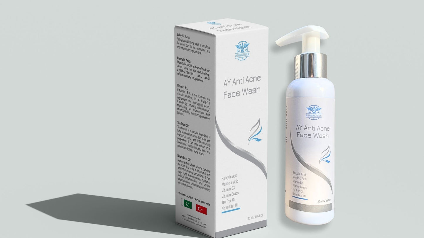 AY Anti Acne Face Wash – Powerful Acne Treatment with Natural Ingredients