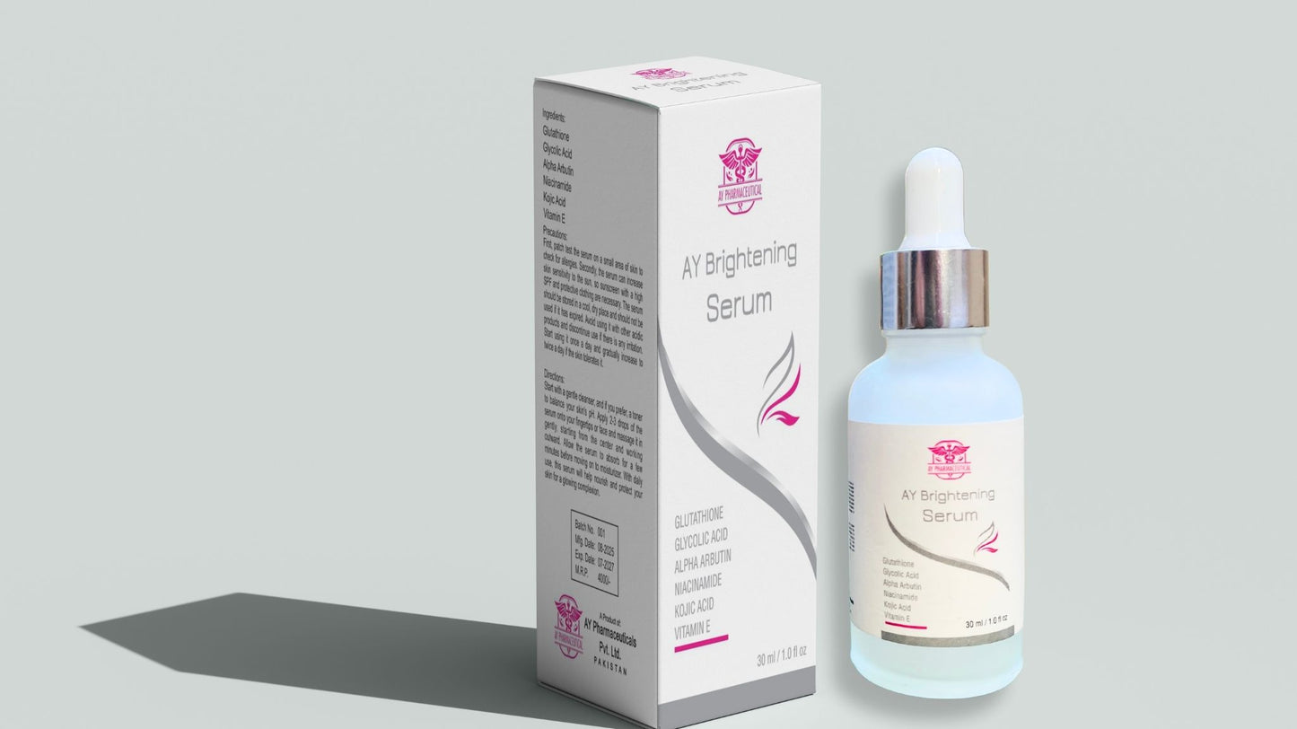 AY Brightening Serum with Glutathione, Glycolic Acid & Niacinamide – 30ml